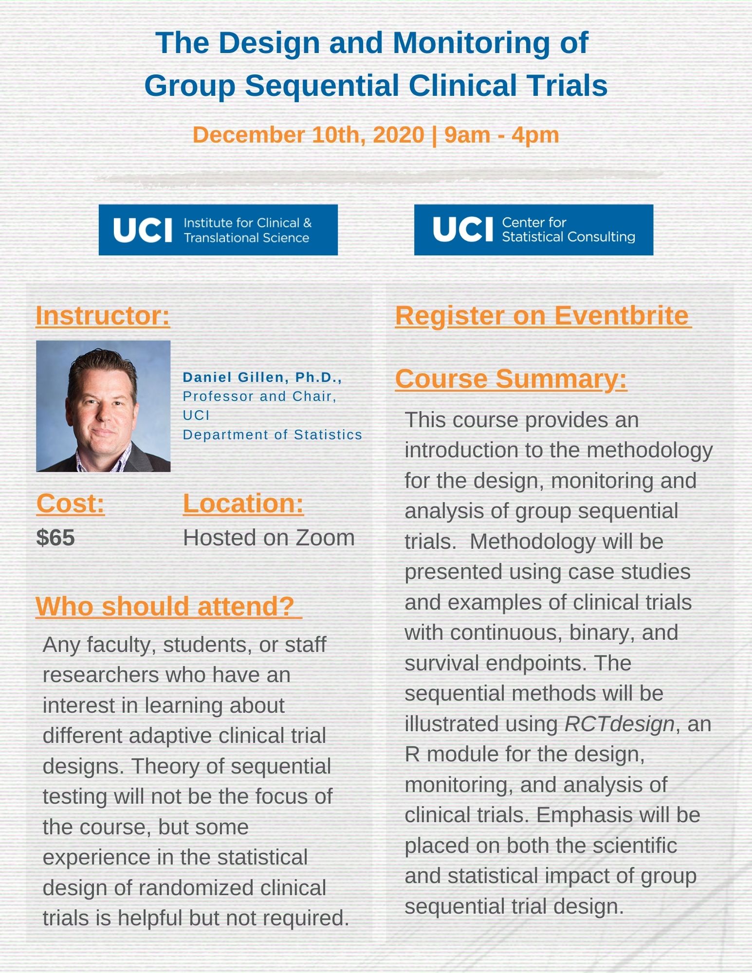 The Design and Monitoring of Group Sequential Clinical Trials